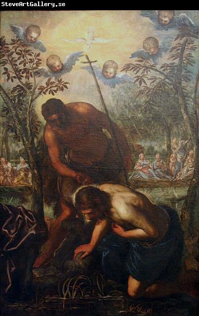 Domenico Tintoretto The Baptism of Christ